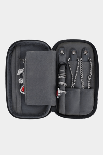 TRAVELON 43608 2 in 1 Travel Jewelry & Tech Organizer