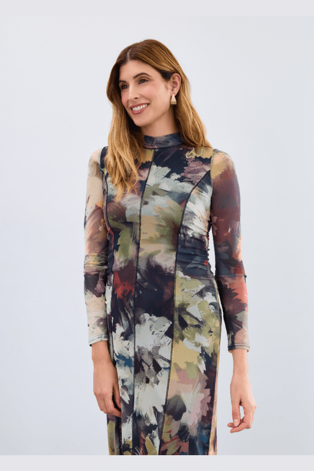 FDJ MELANIE Mesh Midi Dress 7920603