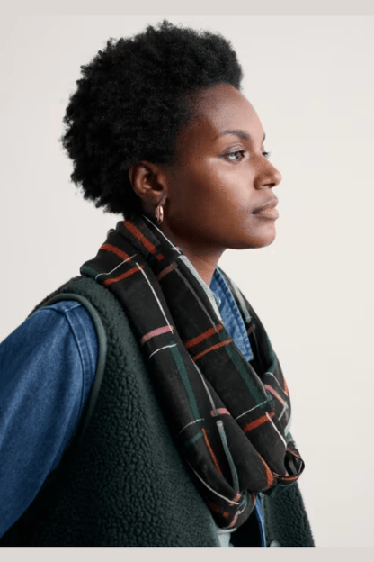 SEA SALT Pretty Circle Scarf Onyx AW251396L3