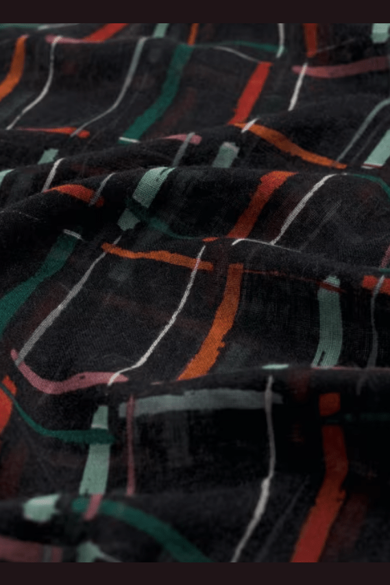 SEA SALT Pretty Circle Scarf Onyx AW251396L3