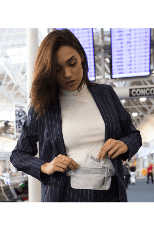 TRAVELON 19127 Undergarment 2 Pocket Waist Pouch