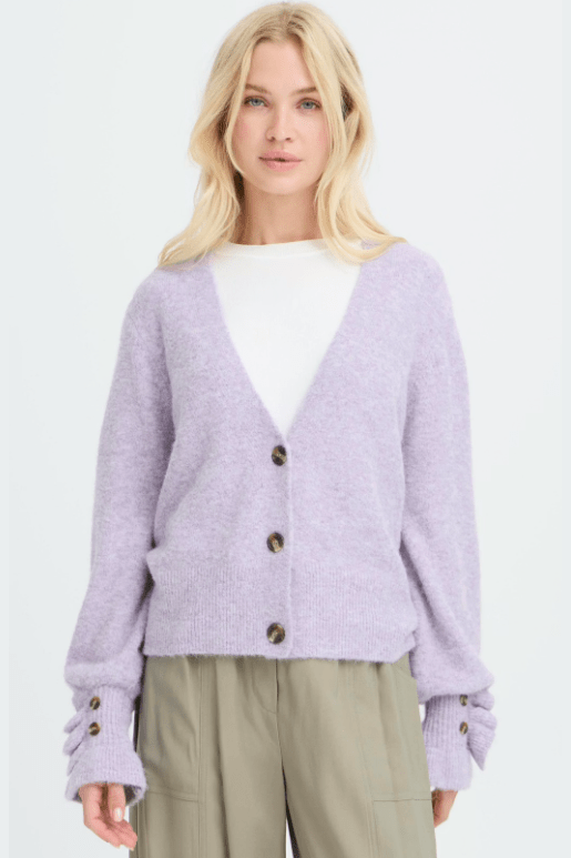 B.YOUNG Omea Frill Cardigan 20818435