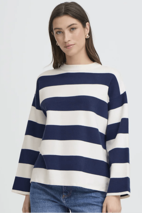 B.YOUNG Otari Stripe Jumper 20818627