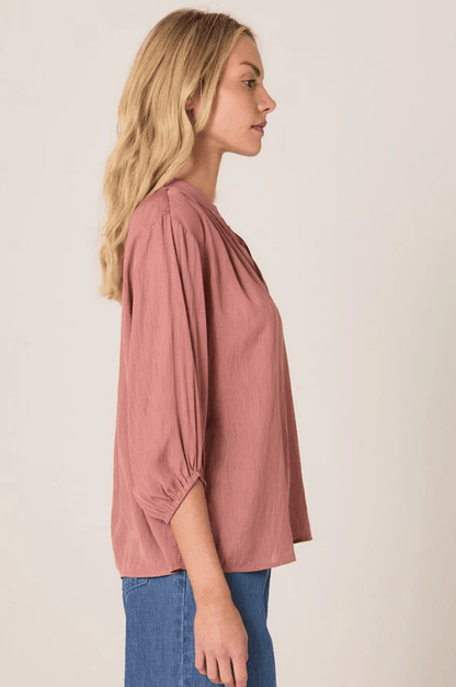 FATE+BECKER Shae Split Neck Blouse 17783