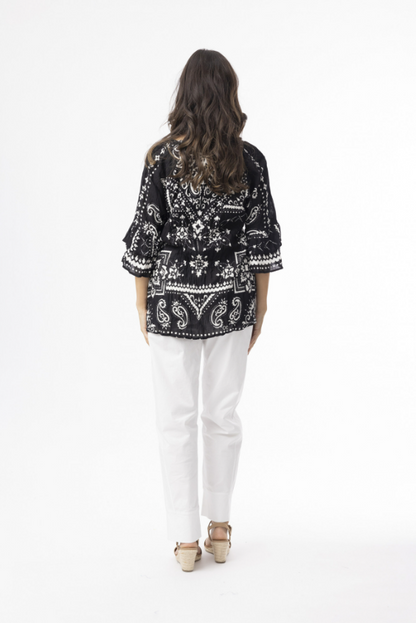 ORIENTIQUE Boho Top 82226