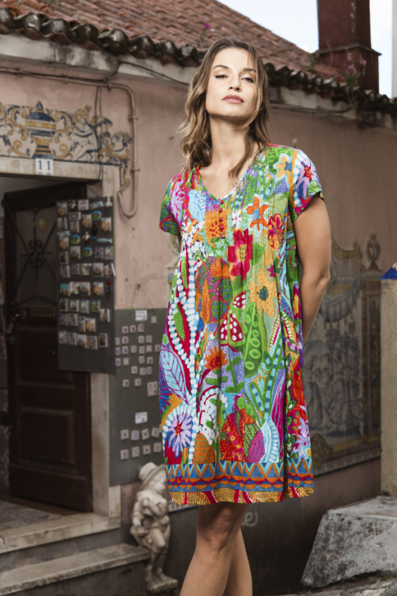 ORIENTIQUE Ipanema Easy Fit Dress 40178