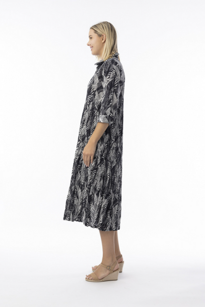 ORIENTIQUE Arashi Collar Layer Dress 71593