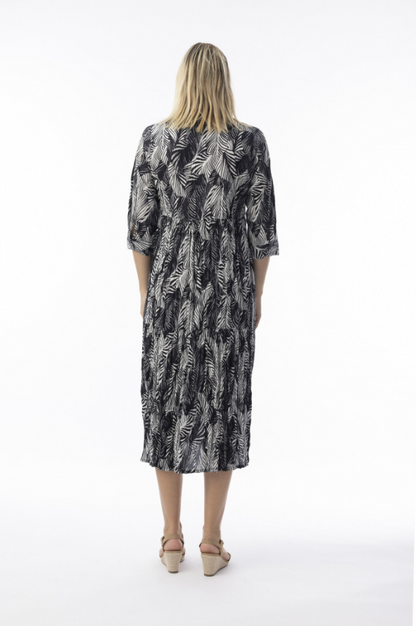 ORIENTIQUE Arashi Collar Layer Dress 71593