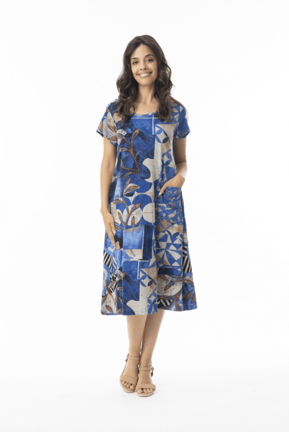 ORIENTIQUE Wyndham Shift Flair Dress 20147