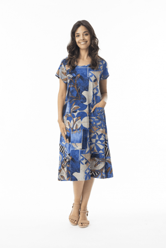 ORIENTIQUE Wyndham Shift Flair Dress 20147