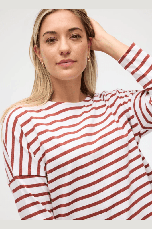 FIG Newport 7/8 Sleeves Breton Top