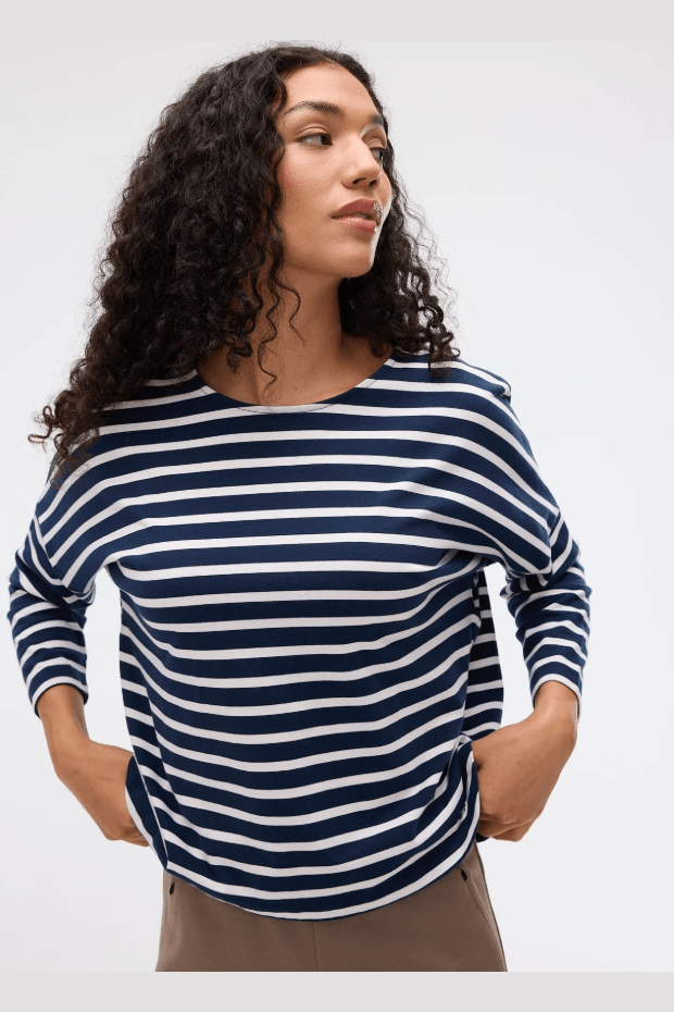 FIG Newport 7/8 Sleeves Breton Top