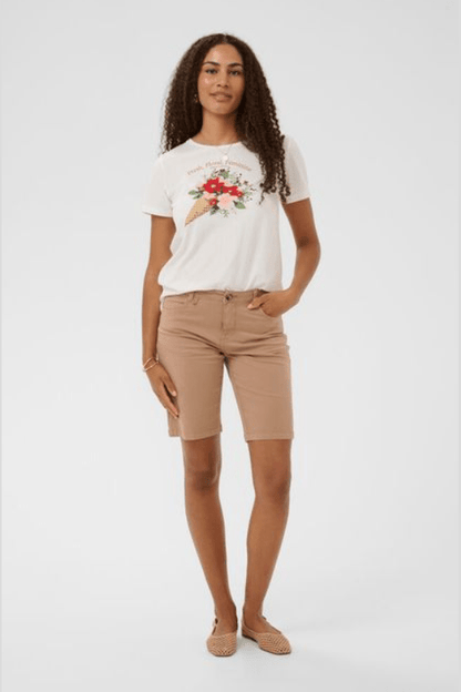 CREAM Berta Twill Shorts - Coco Fit