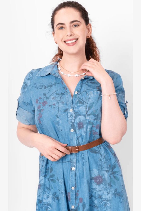 ME & GEE 10-A7243-N11  Shirt Dress