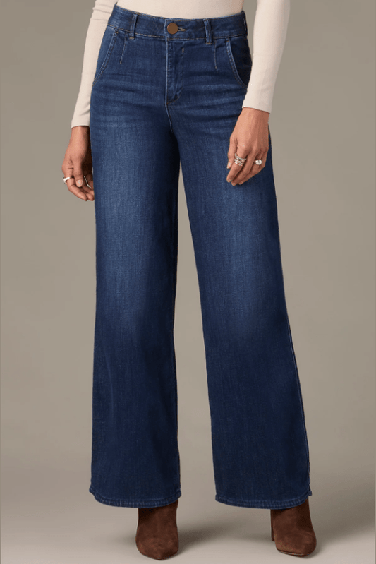 WIT & WISDOM Whitney Crop Wide Leg Sky Rise P8249HGSX