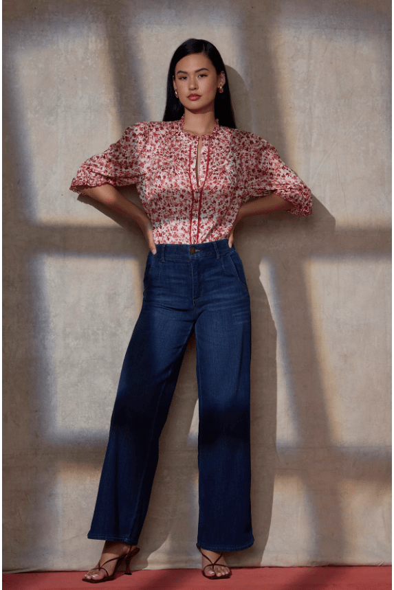 WIT & WISDOM Whitney Crop Wide Leg Sky Rise P8249HGSX