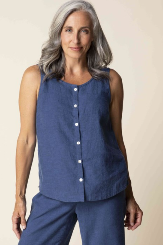 HABITAT Pleat Back Button Tank H41506