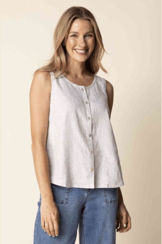 HABITAT Pleat Back Button Tank H41506