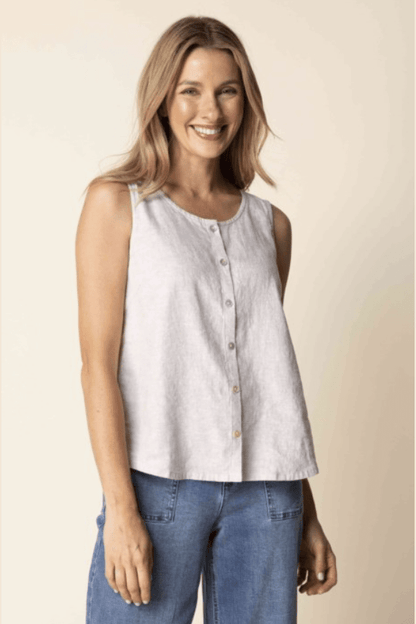 HABITAT Pleat Back Button Tank H41506