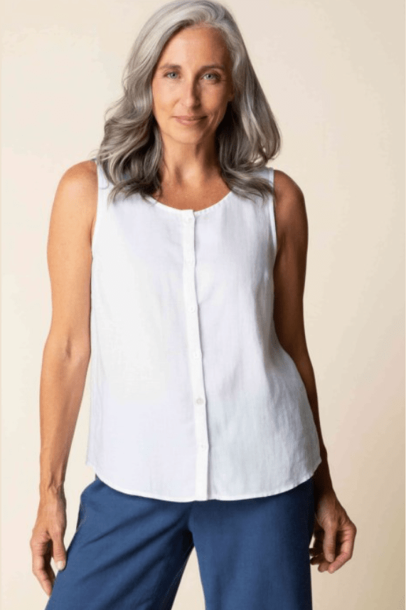 HABITAT Pleat Back Button Tank H41506