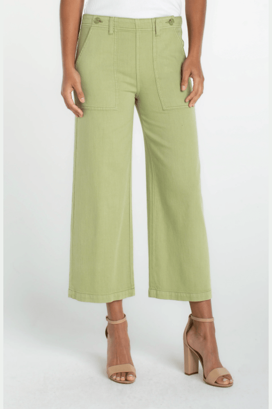 LIVERPOOL Utility Crop Wide Leg LM7B43QTA