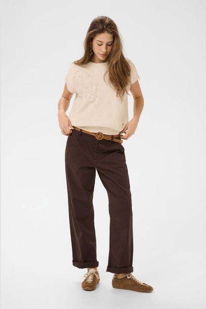 CREAM Dela Knit Slipover Top