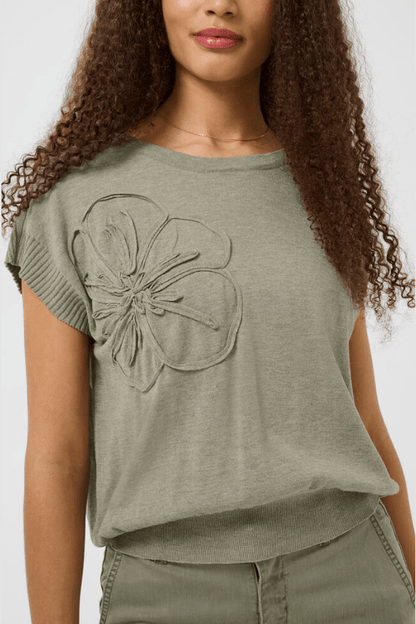 CREAM Dela Knit Slipover Top