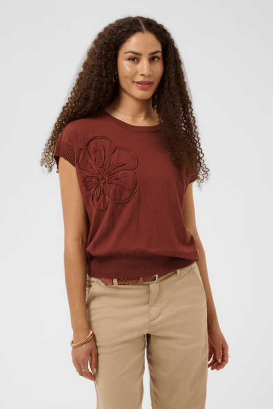 CREAM Dela Knit Slipover Top