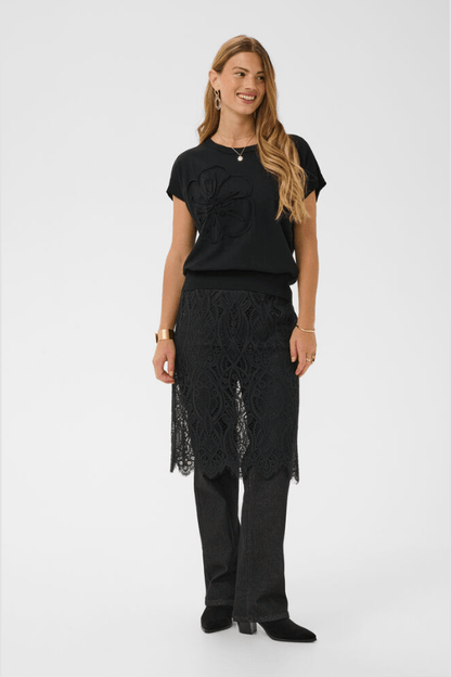 CREAM Dela Knit Slipover Top