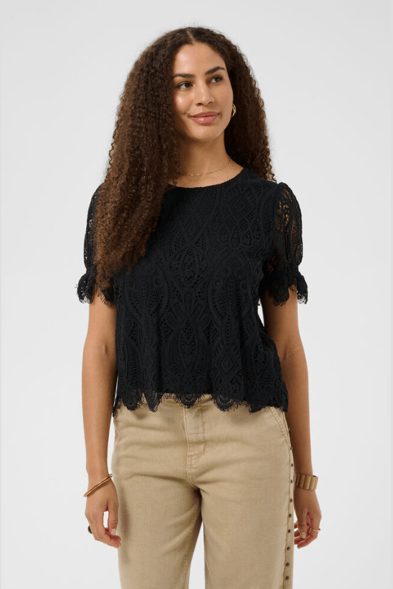 CREAM Dith Lace Blouse