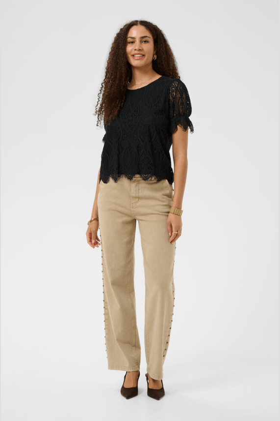 CREAM Dith Lace Blouse