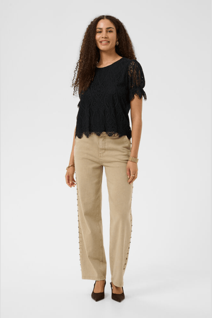 CREAM Dith Lace Blouse