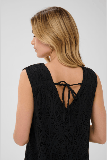 CREAM Dith Lace Dress