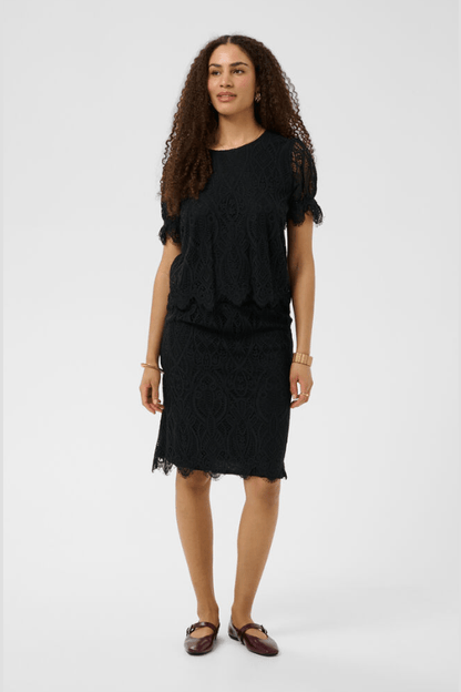 CREAM Dith Lace Skirt