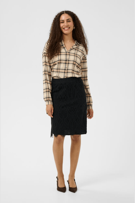 CREAM Dith Lace Skirt