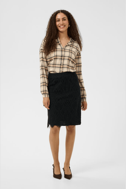 CREAM Dith Lace Skirt