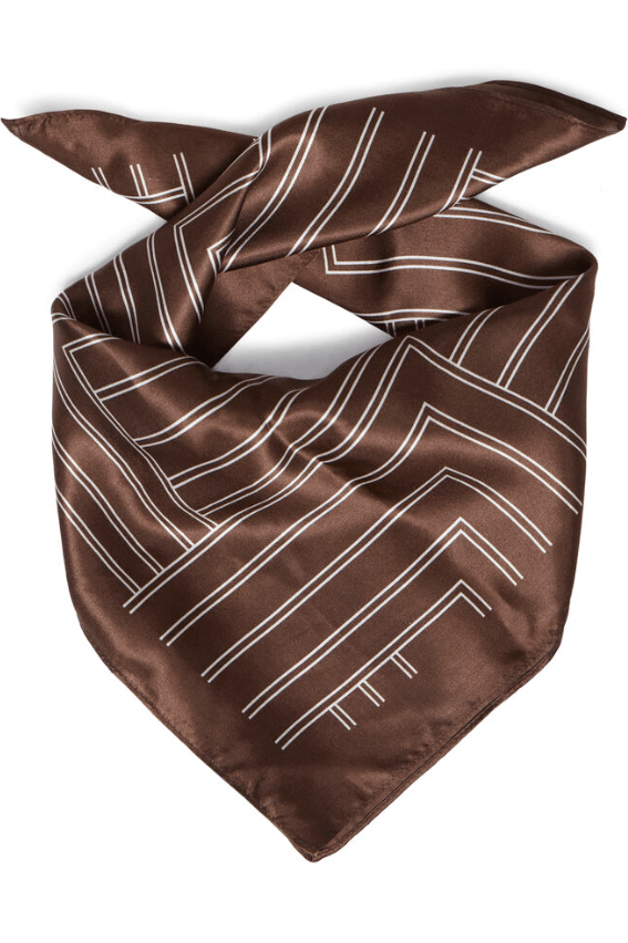 B.YOUNG Wioletta Lines Scarf 20819586