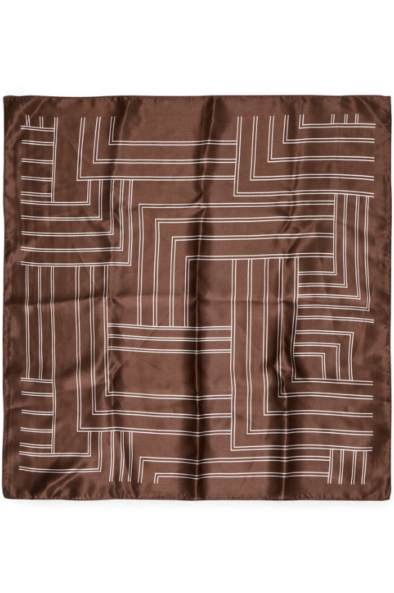 B.YOUNG Wioletta Lines Scarf 20819586