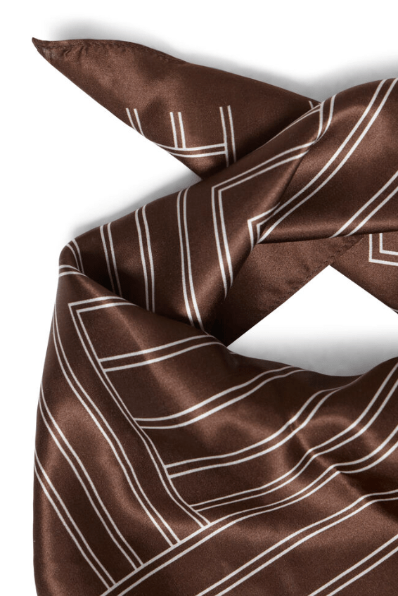 B.YOUNG Wioletta Lines Scarf 20819586