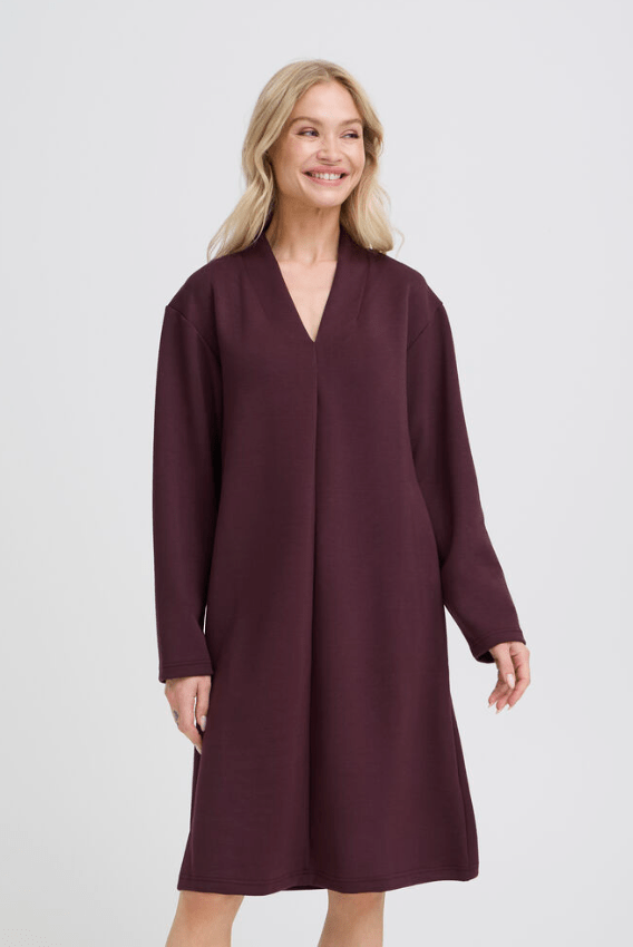 B.YOUNG Pusti V-Neck LS Dress 20819662