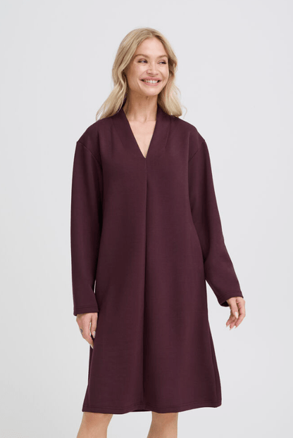 B.YOUNG Pusti V-Neck LS Dress 20819662