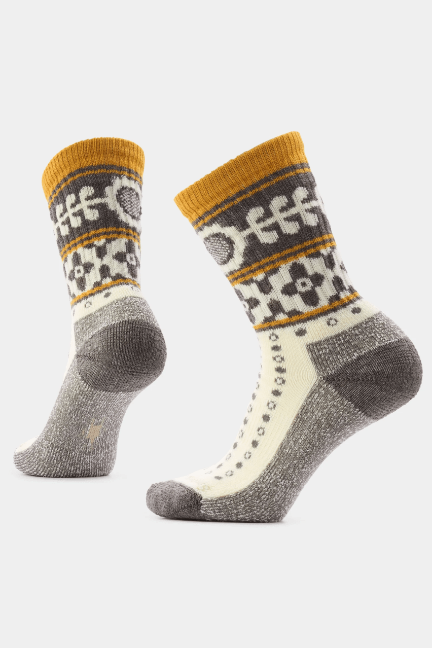 SMARTWOOL Women's Everyday Cozy Retro Sunflower Crew Socks