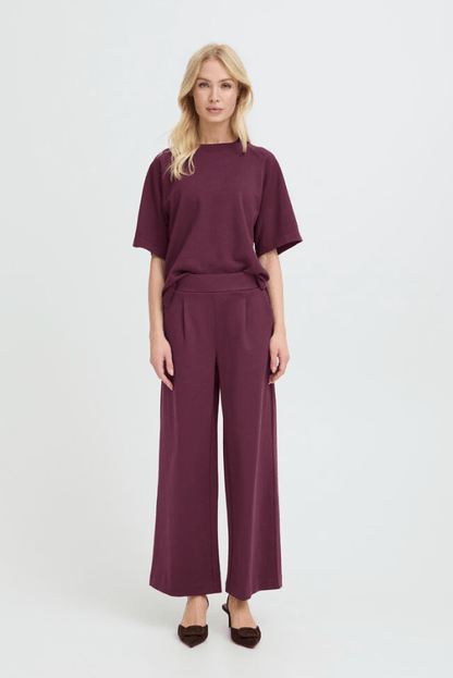 B.YOUNG Rizetta Wide Pant Cropped 20815029
