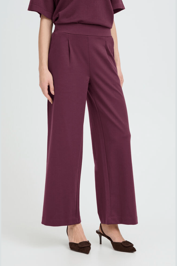 B.YOUNG Rizetta Wide Pant Cropped 20815029