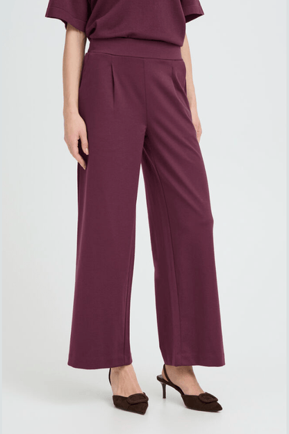 B.YOUNG Rizetta Wide Pant Cropped 20815029