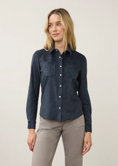 FDJ Long Sleeve Suede Shirt 7476196