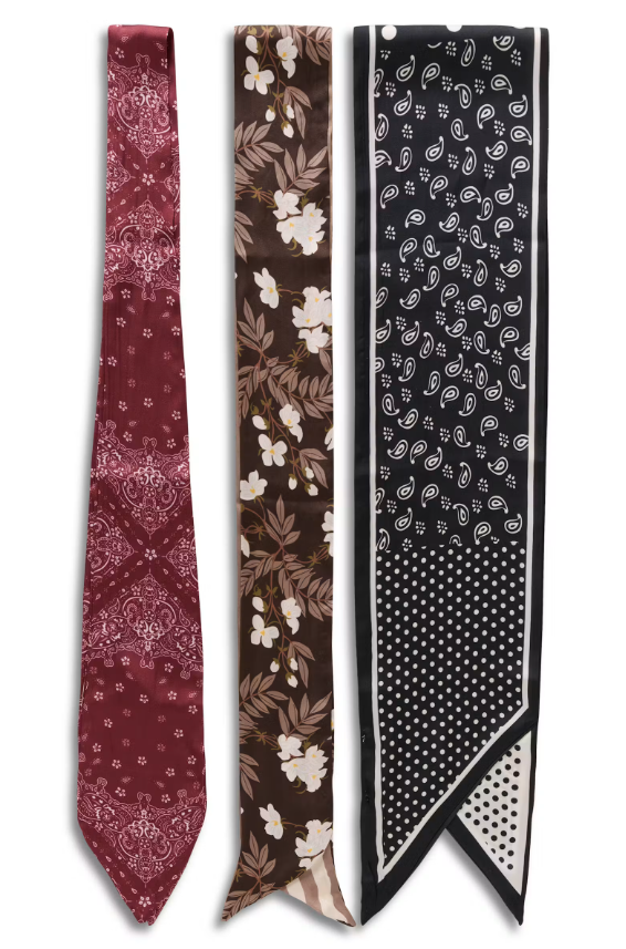 CREAM Tie Scarf