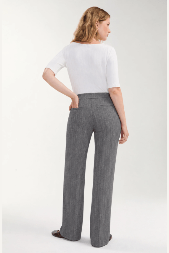 LIVERPOOL Mid Rise Pull-On Pleated Wide Leg LM7B69TL82