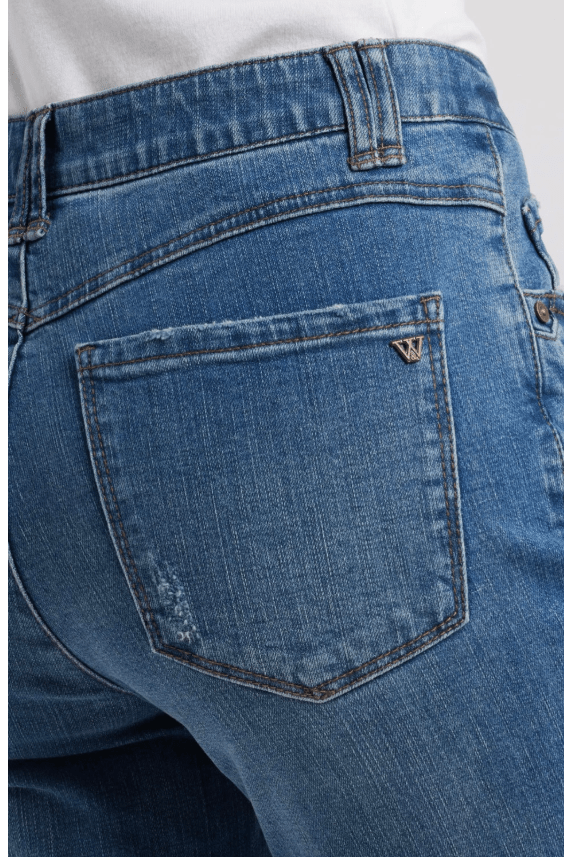 WIT & WISDOM Tatum Itty Bitty Flare High Rise P25501YMES6