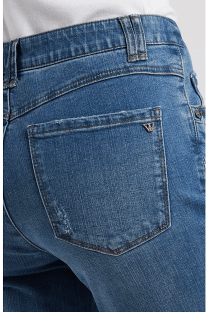WIT & WISDOM Tatum Itty Bitty Flare High Rise P25501YMES6